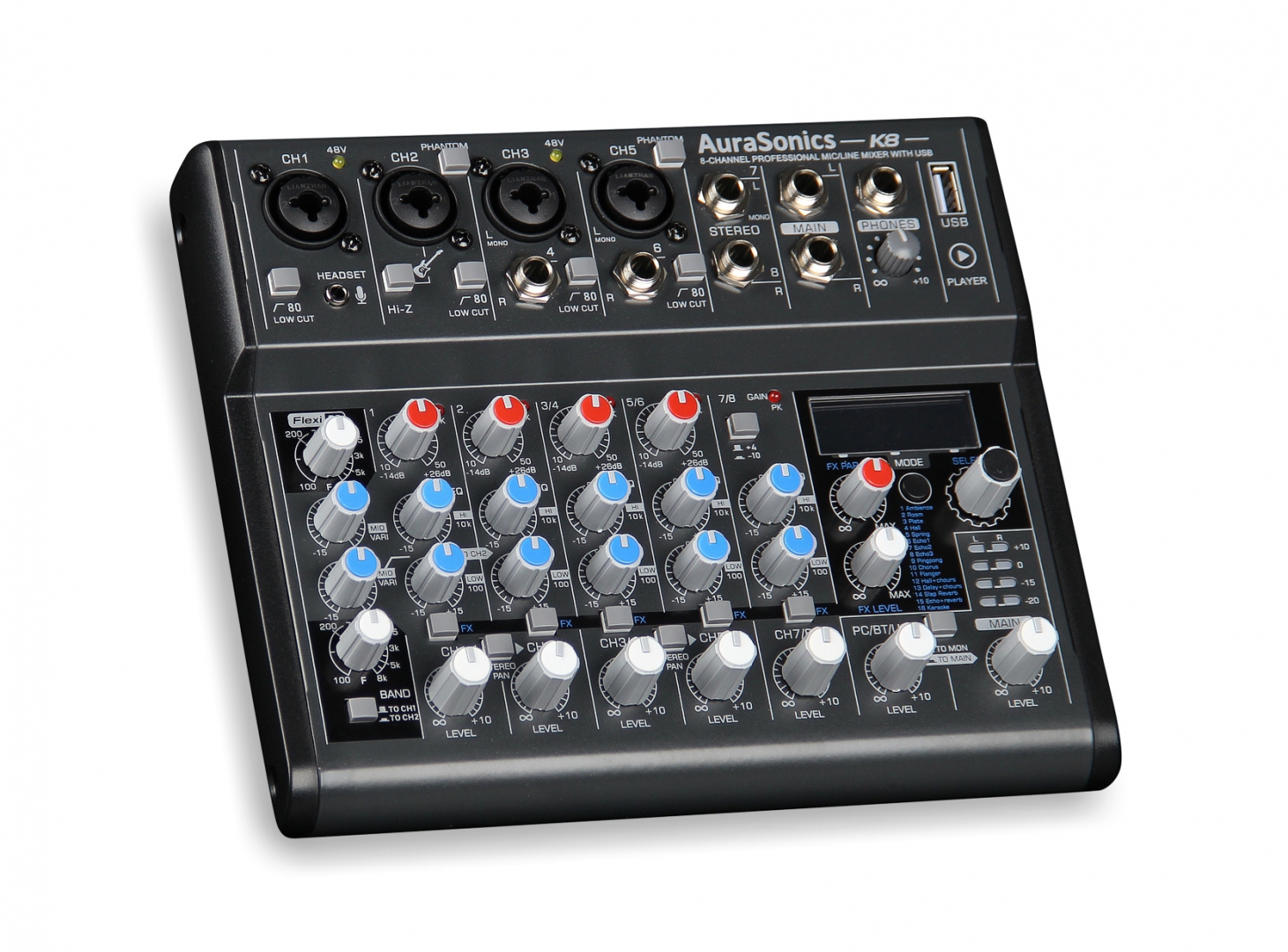 AuraSonics K8 компактный микшерный пульт в Балашове