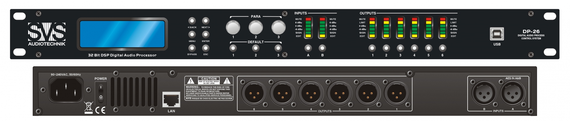 SVS Audiotechnik DP-26 Цифровой процессор: 2 входа 6 выходов в Балашове
