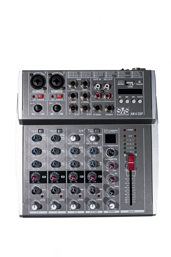 SVS Audiotechnik mixers AM-6 DSP Микшерный пульт аналоговый, 6-канальный SVS Audiotechnik mixers в Балашове
