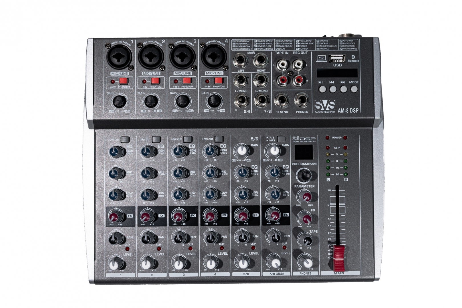 SVS Audiotechnik mixers AM-8 DSP Микшерный пульт аналоговый, 8-канальный в Балашове